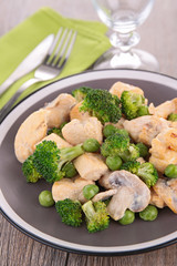 chicken and vegetable