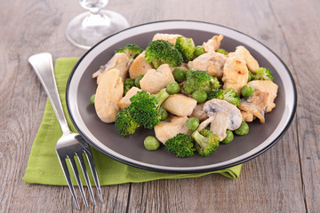 chicken and vegetable