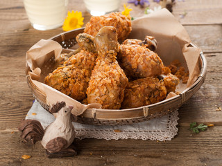 Fried chicken leg