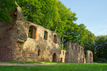 Alte Mauer, Kloster Nimbschen in der Nähe von Grimma