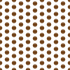 Braunes, glänzendes Pünktchenmuster nahtlos wiederholbar
