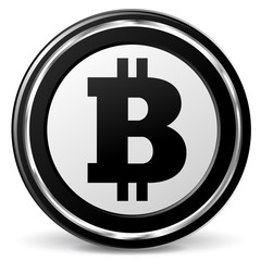 Vector bitcoin icon