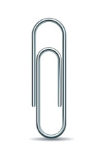 Paper clip. Vector