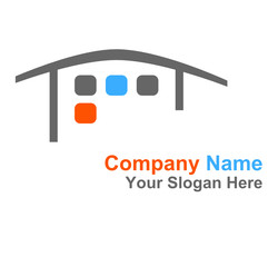 logo immobilier couleurs