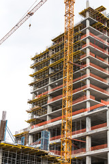 Highrise construction site