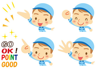 イキイキ　男性作業員