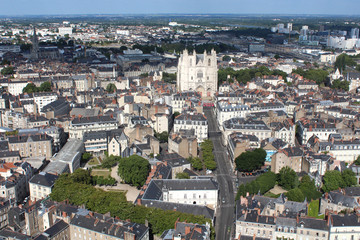 France / Nantes vu de la Tour de Bretagne 