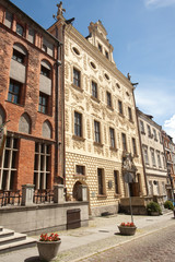 Fototapeta na wymiar Dąmbski Pałac w Toruniu, Polska