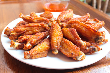 Buffalo chicken wings.