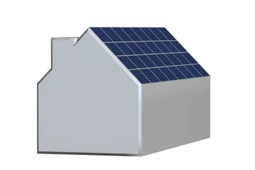Foto auf Leinwand zonnepanelen en duurzame energie © emieldelange