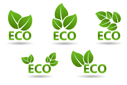 Ecology Icons. Eco vector illustration