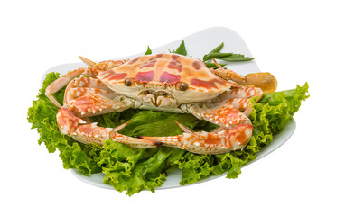 Boiled crab
