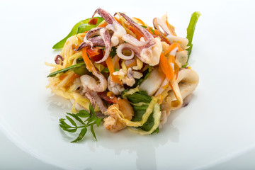 Asian seafood salad