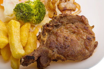 T-bone steak