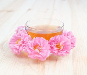 Obraz na płótnie Canvas Tea-rose