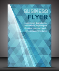 Business flyer template or corporate banner, brochure