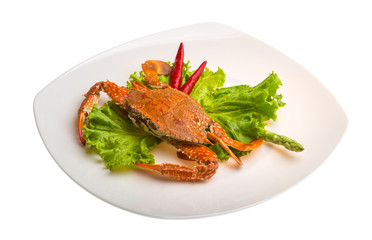 Boiled crab