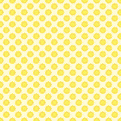 Seamless the sun pattern for background. Vector.