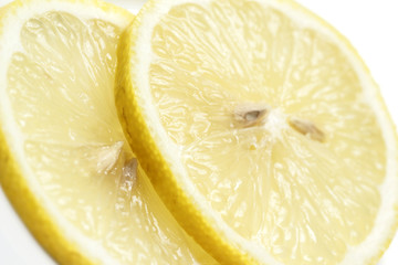 Lemon slice macroshot
