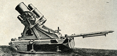 German trench mortar ca. 1914