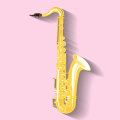 Fototapeta na wymiar saxophone vector symbol