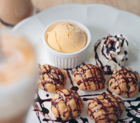 Bakery and ice coffee