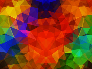 Abstract Geometrical Multicolored Background