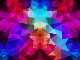 Abstract Geometrical Multicolored Background