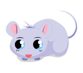 Cute baby mouse cartoon