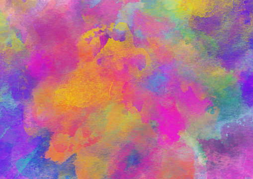 Colorful Watercolor Background.