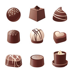 Chocolate candies