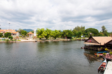View over River Kwai, Kanchanaburi province, Thailand
