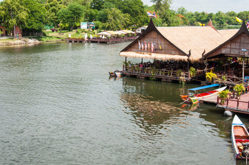 Fototapeta na wymiar View over River Kwai, Kanchanaburi province, Thailand