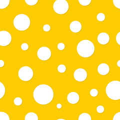 Seamless Polka Dot yellow background