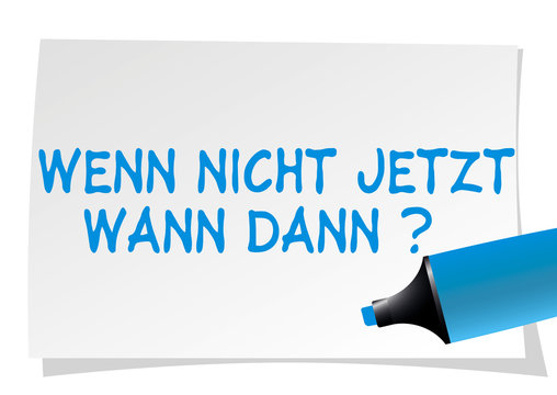 Wenn nicht jetzt wann dann 2306