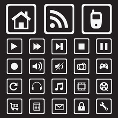 mobile icons.