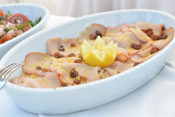 carpaccio di pesce spada