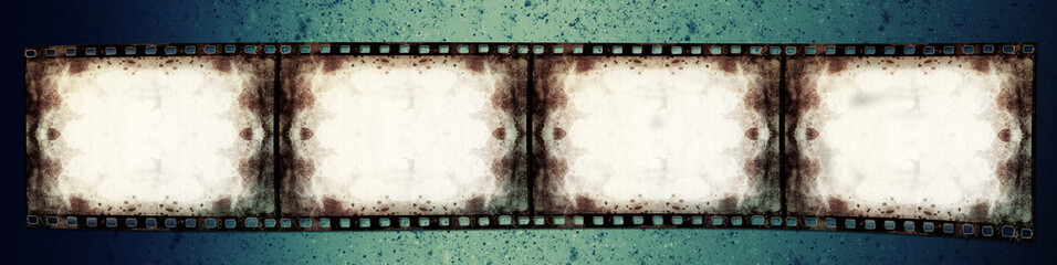 Grunge film frame with space for text or image