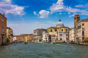Fototapeta na wymiar Venice Grand Canal - Italy