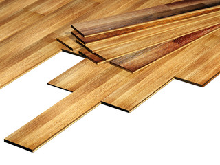 New oak parquet