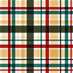 Vector plaid seamless pattern. Eps10