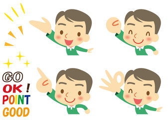 イキイキ　男性