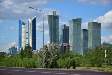 Skyscrapers in Astana, Kazakhstan
