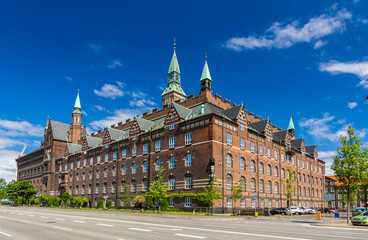 View of Copenhagen city hall, Denmark