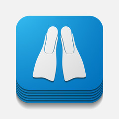 square button: flipper