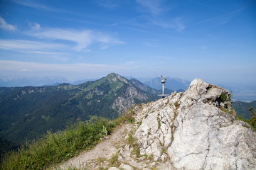 Fototapeta premium Ausblick vom Hochfelln