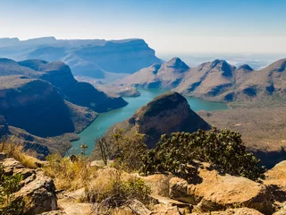 Crédence de cuisine en verre imprimé Afrique du Sud Vue panoramique sur le Blyde River Canyon, Afrique du Sud