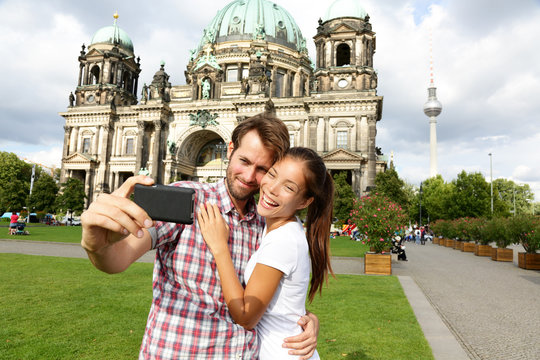 Berlin Germany travel couple selfie self portrait