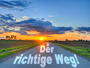der richtige Weg
