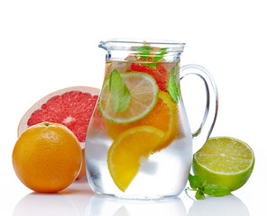 cold citrus fruit drink